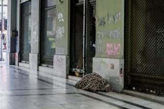 άστεγος Αθήνα